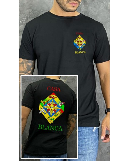 CAMISETA ESTAMPADA CASA BLANCA