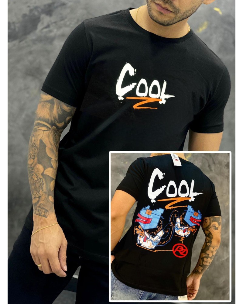 CAMISETA ESTAMPADA GET RICH COOL