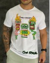 CAMISETA ESTAMPADA GET RICH HOLL YWOOOD