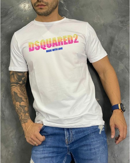 CAMISETA ESTAMPADA DSQUARED2 MADE WITH LOVE