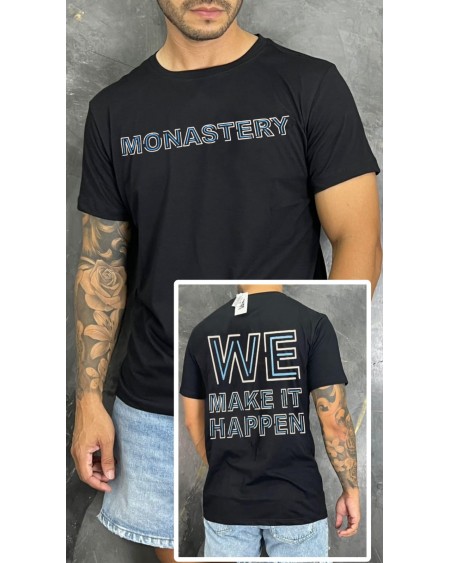 CAMISETA ESTAMPADA MONASTERY WE MAKE IT HAPPEN