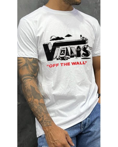 CAMISETA ESTAMPADA VALNS OFF THE WALL