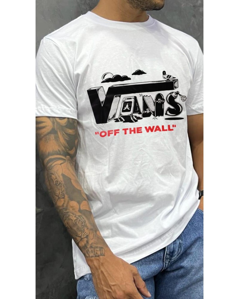 CAMISETA ESTAMPADA VALNS OFF THE WALL