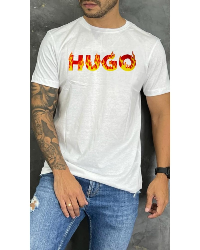 CAMISETA ESTAMPADA HUGO BOSS FUEGO